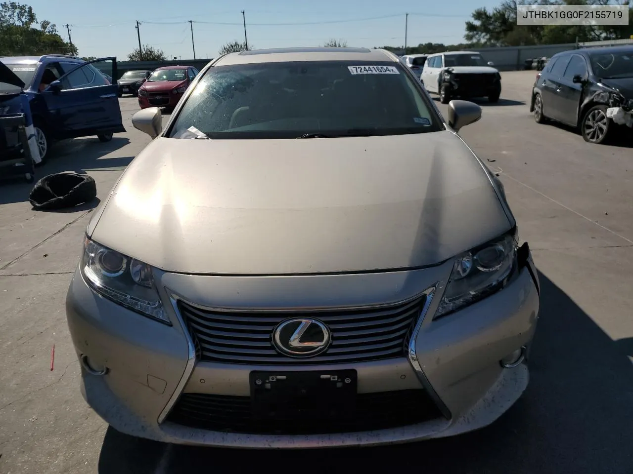 2015 Lexus Es 350 VIN: JTHBK1GG0F2155719 Lot: 72441654