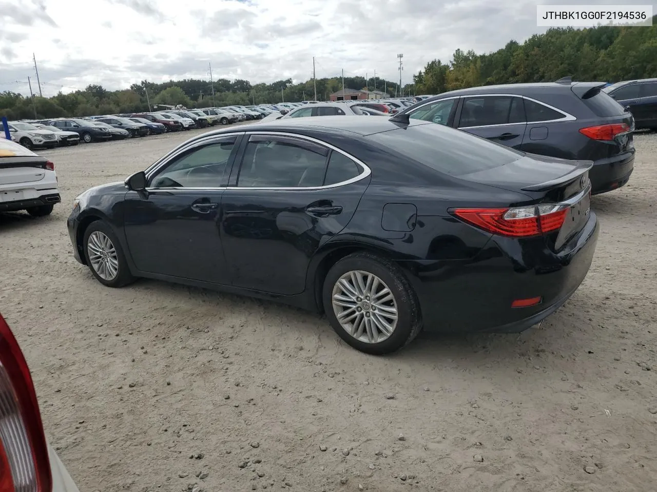 2015 Lexus Es 350 VIN: JTHBK1GG0F2194536 Lot: 72484904