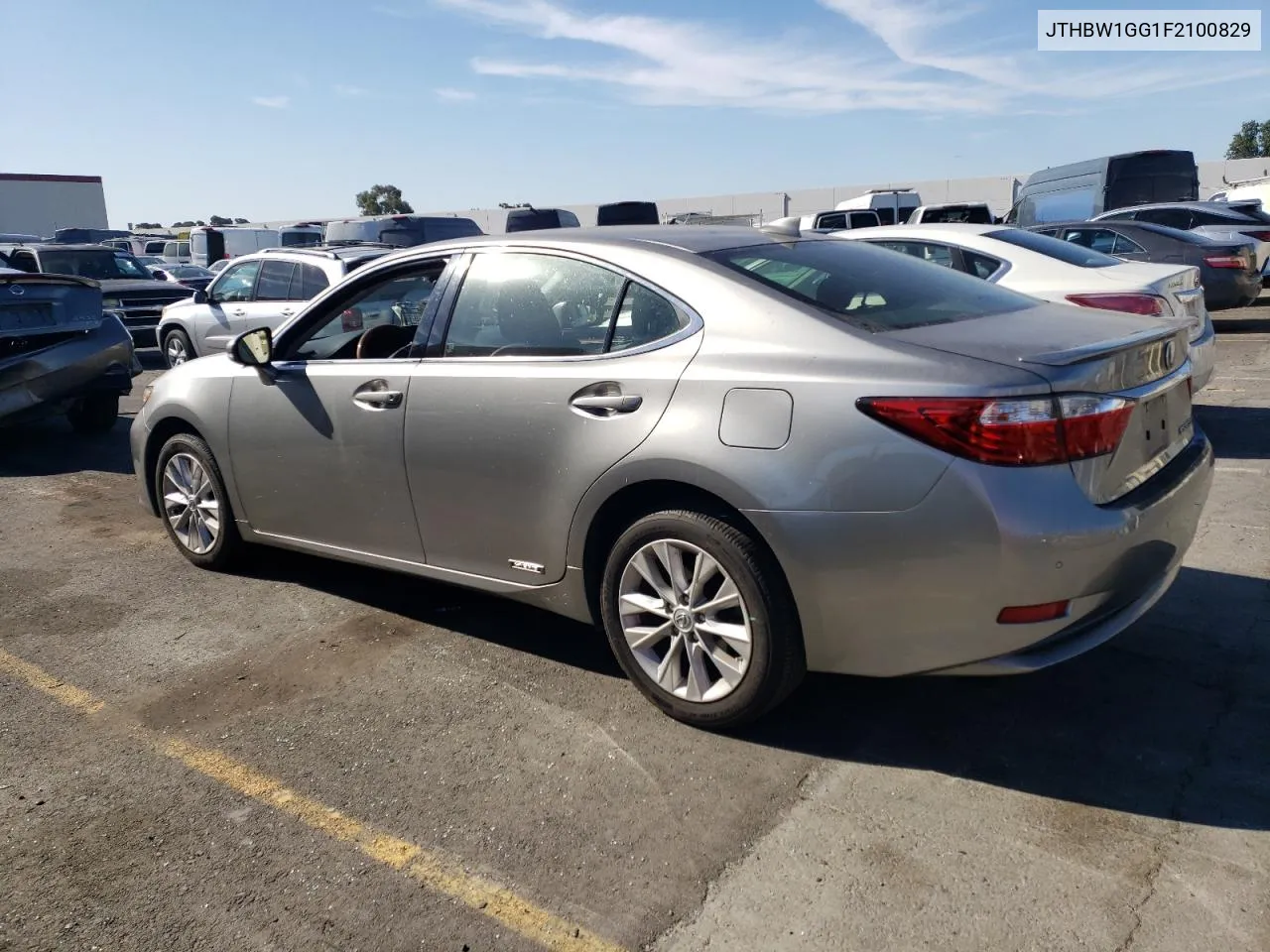 2015 Lexus Es 300H VIN: JTHBW1GG1F2100829 Lot: 72760164