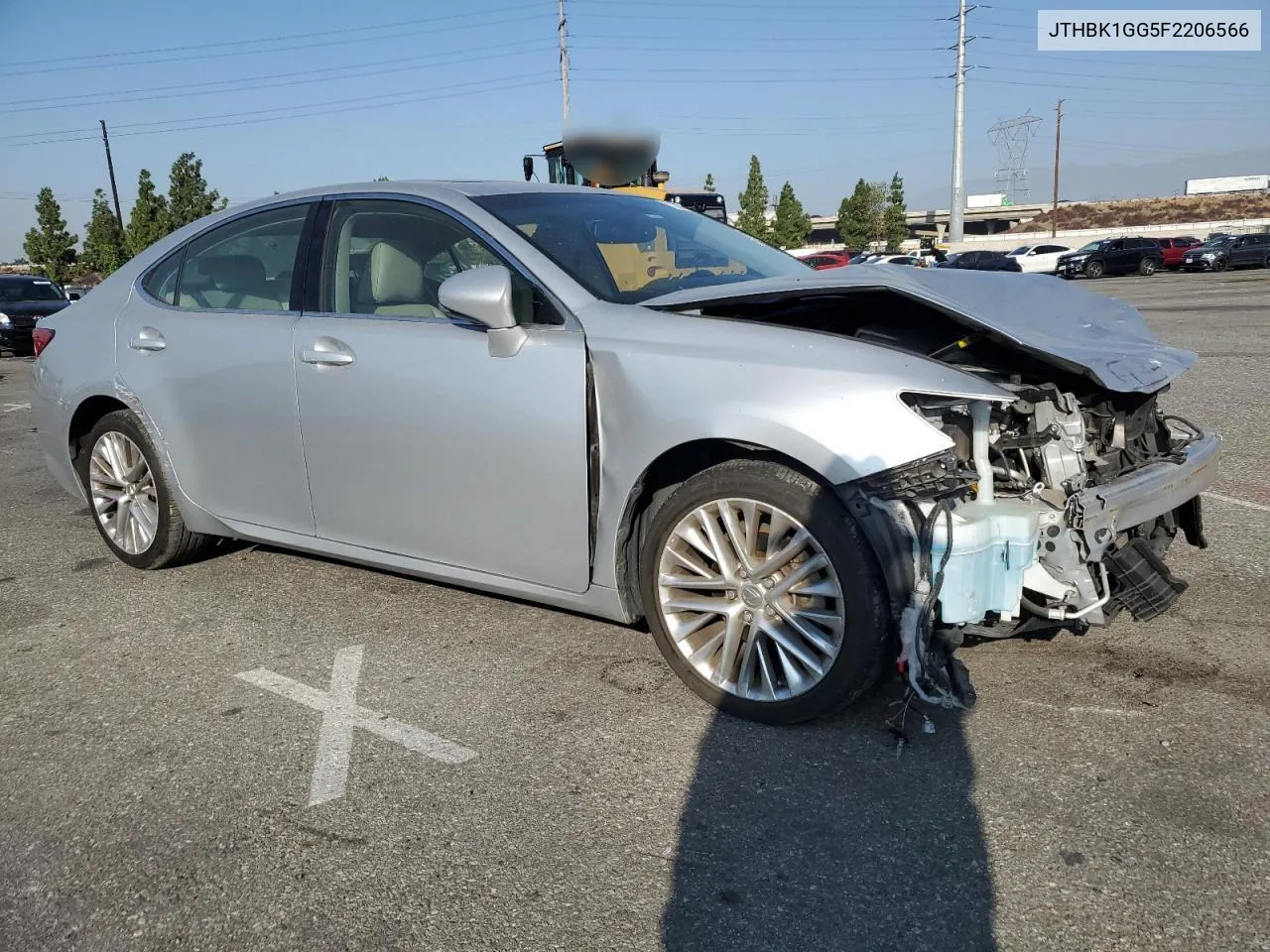 2015 Lexus Es 350 VIN: JTHBK1GG5F2206566 Lot: 72847034