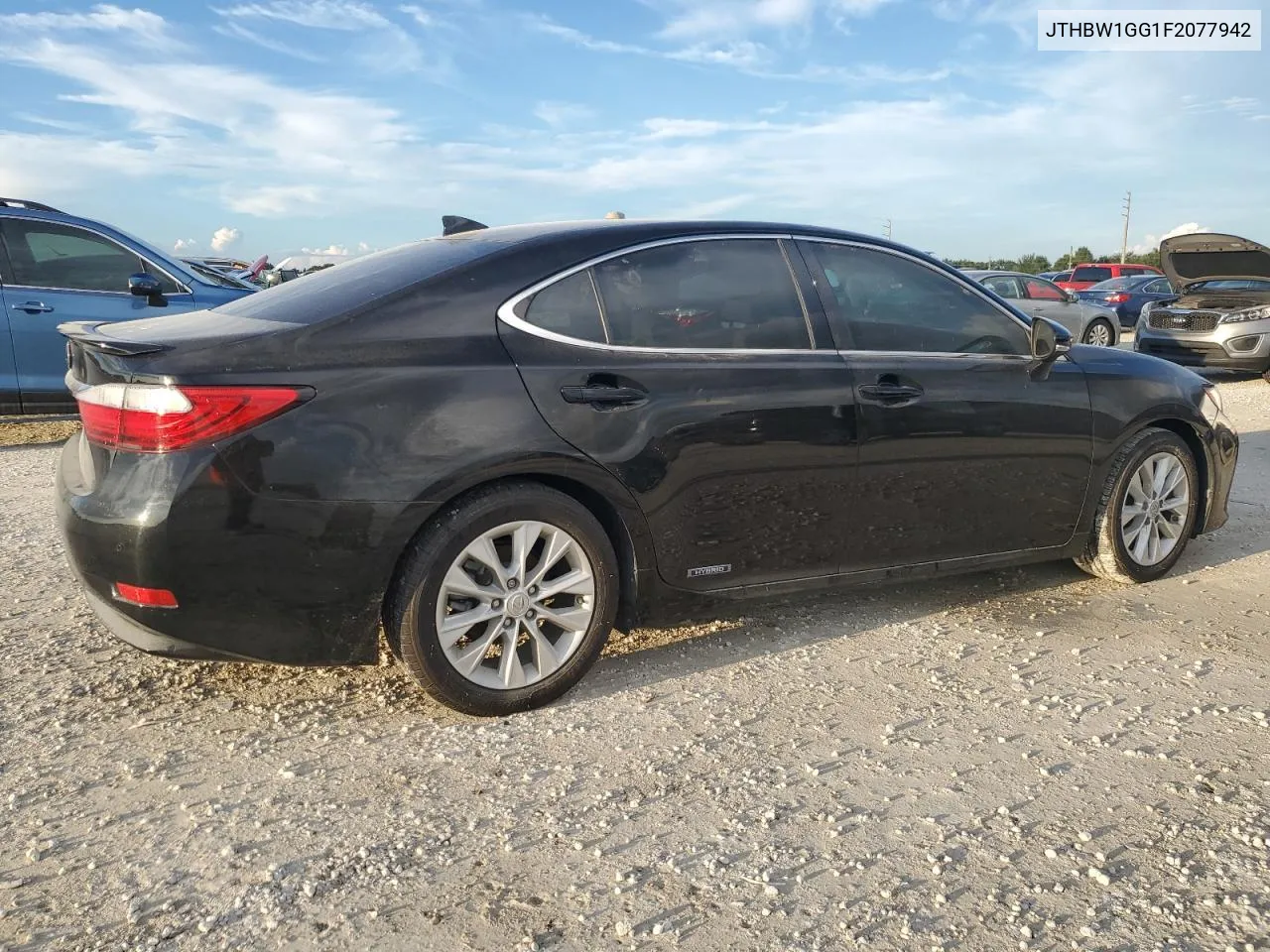 2015 Lexus Es 300H VIN: JTHBW1GG1F2077942 Lot: 73729244