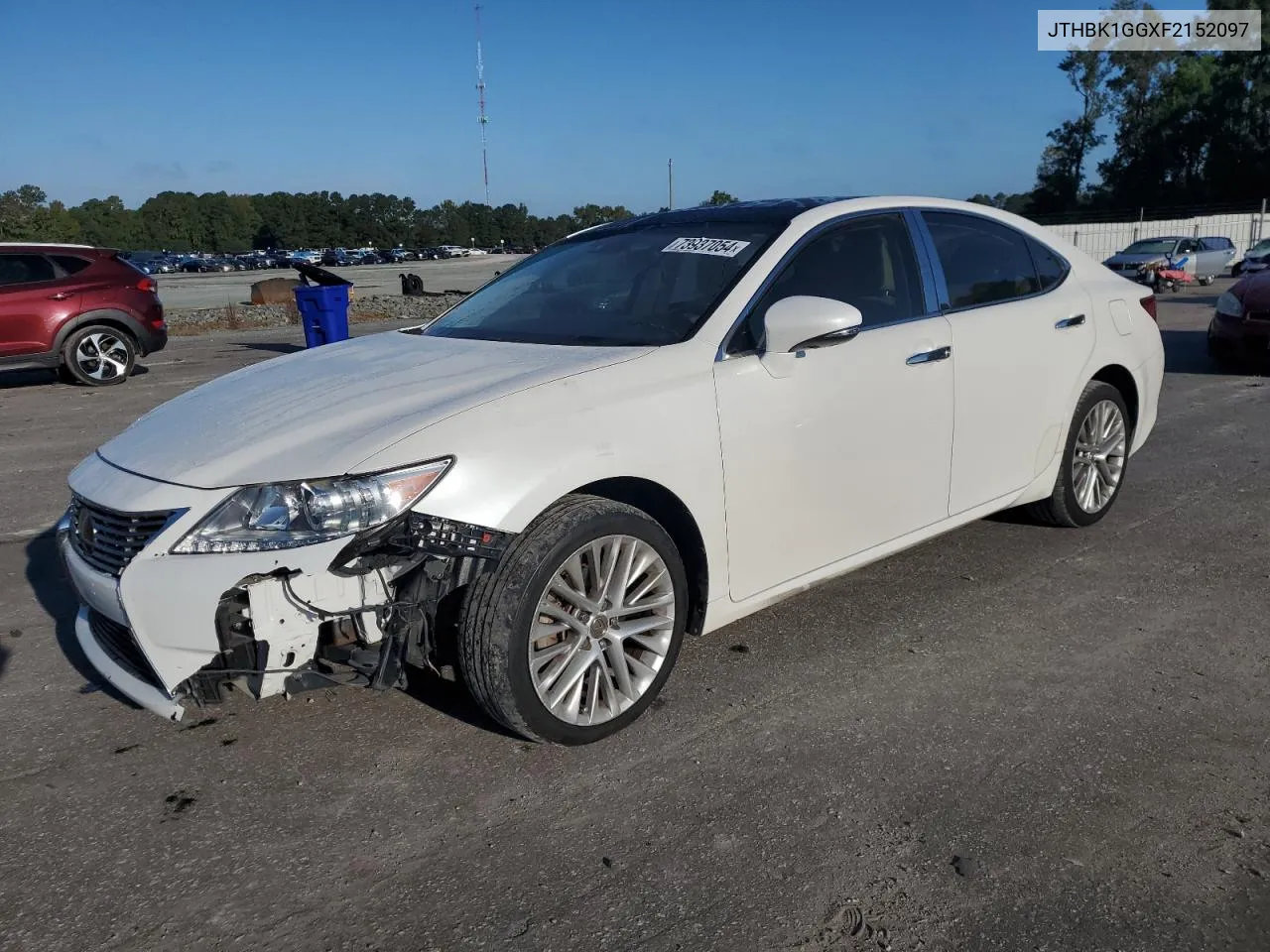 2015 Lexus Es 350 VIN: JTHBK1GGXF2152097 Lot: 73937054