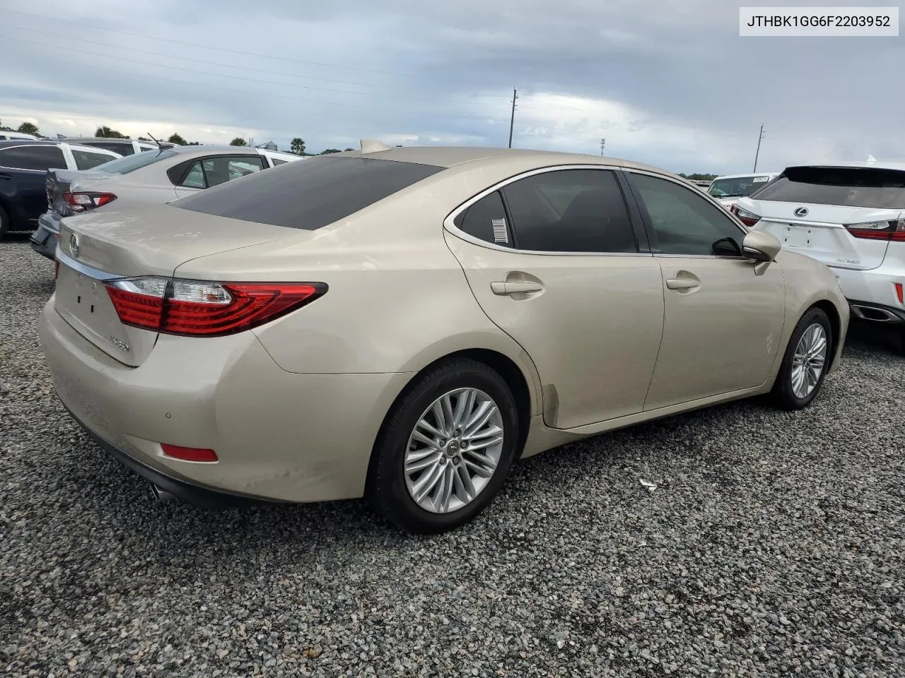 2015 Lexus Es 350 VIN: JTHBK1GG6F2203952 Lot: 74665554