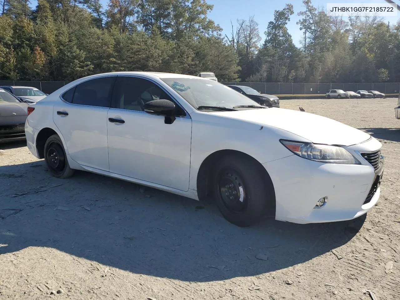 2015 Lexus Es 350 VIN: JTHBK1GG7F2185722 Lot: 76820254