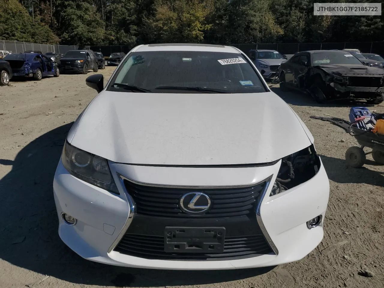 2015 Lexus Es 350 VIN: JTHBK1GG7F2185722 Lot: 76820254