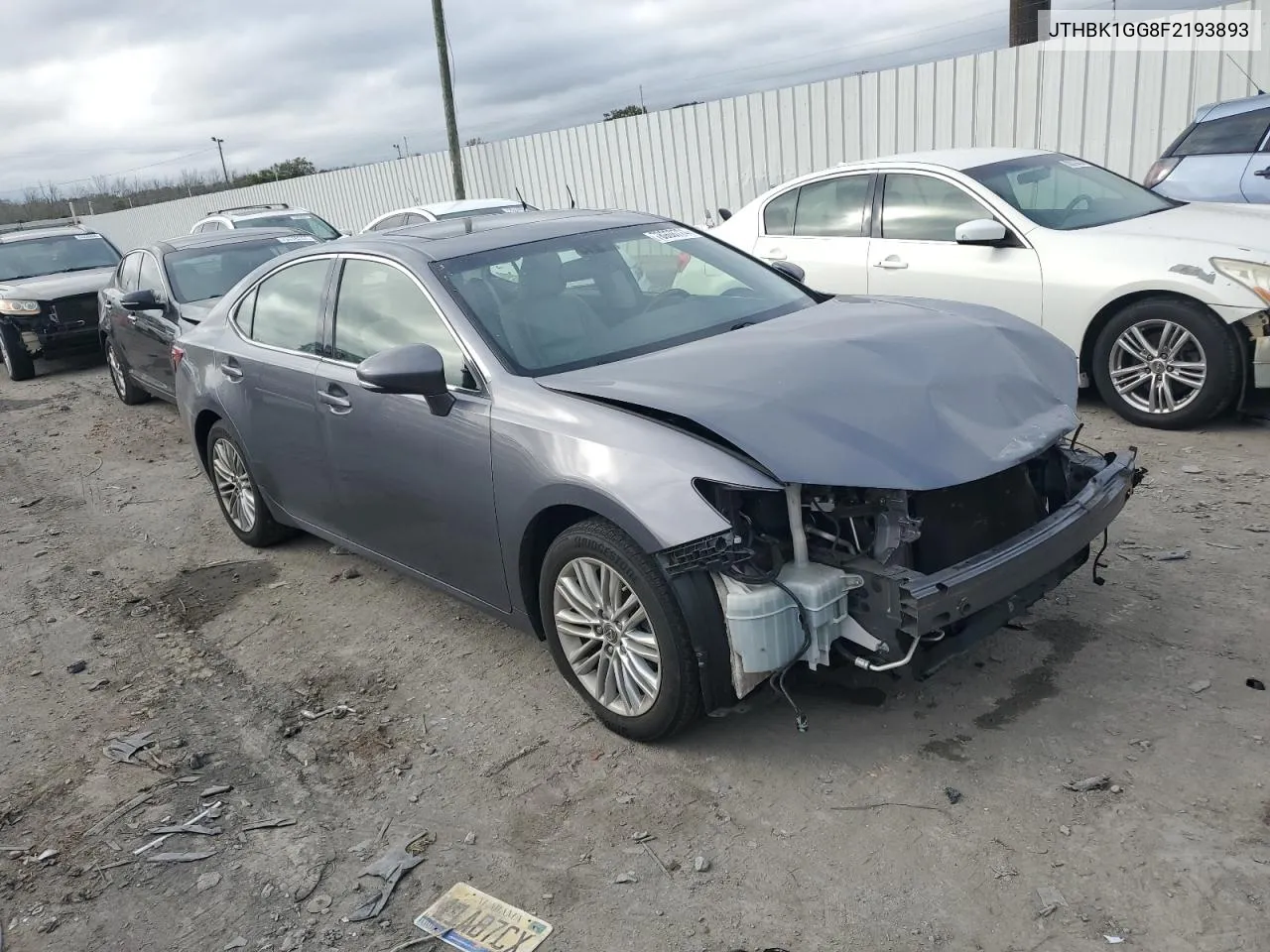 2015 Lexus Es 350 VIN: JTHBK1GG8F2193893 Lot: 78908724