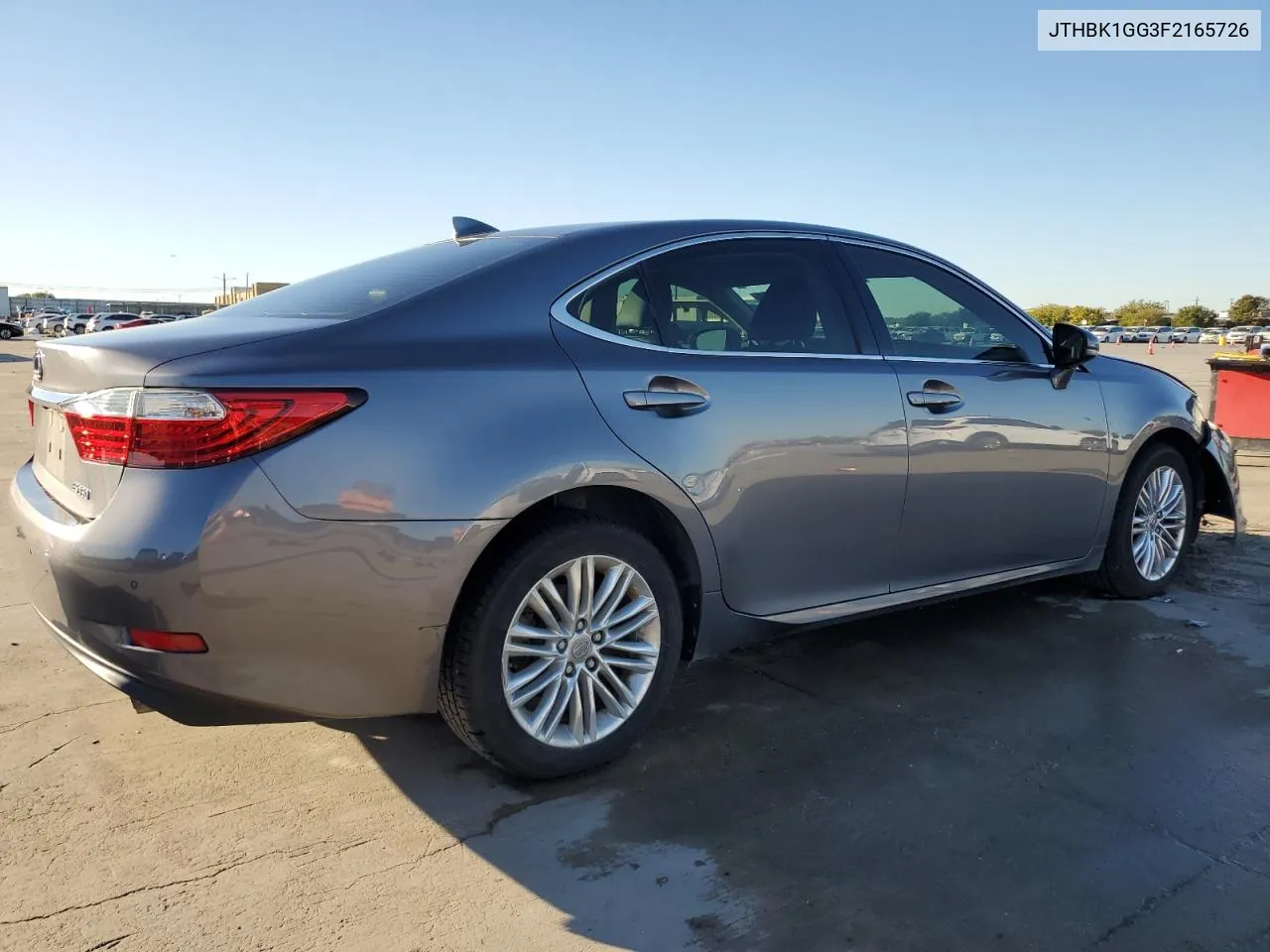 2015 Lexus Es 350 VIN: JTHBK1GG3F2165726 Lot: 80913184