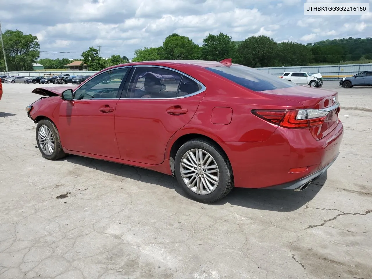 JTHBK1GG3G2216160 2016 Lexus Es 350