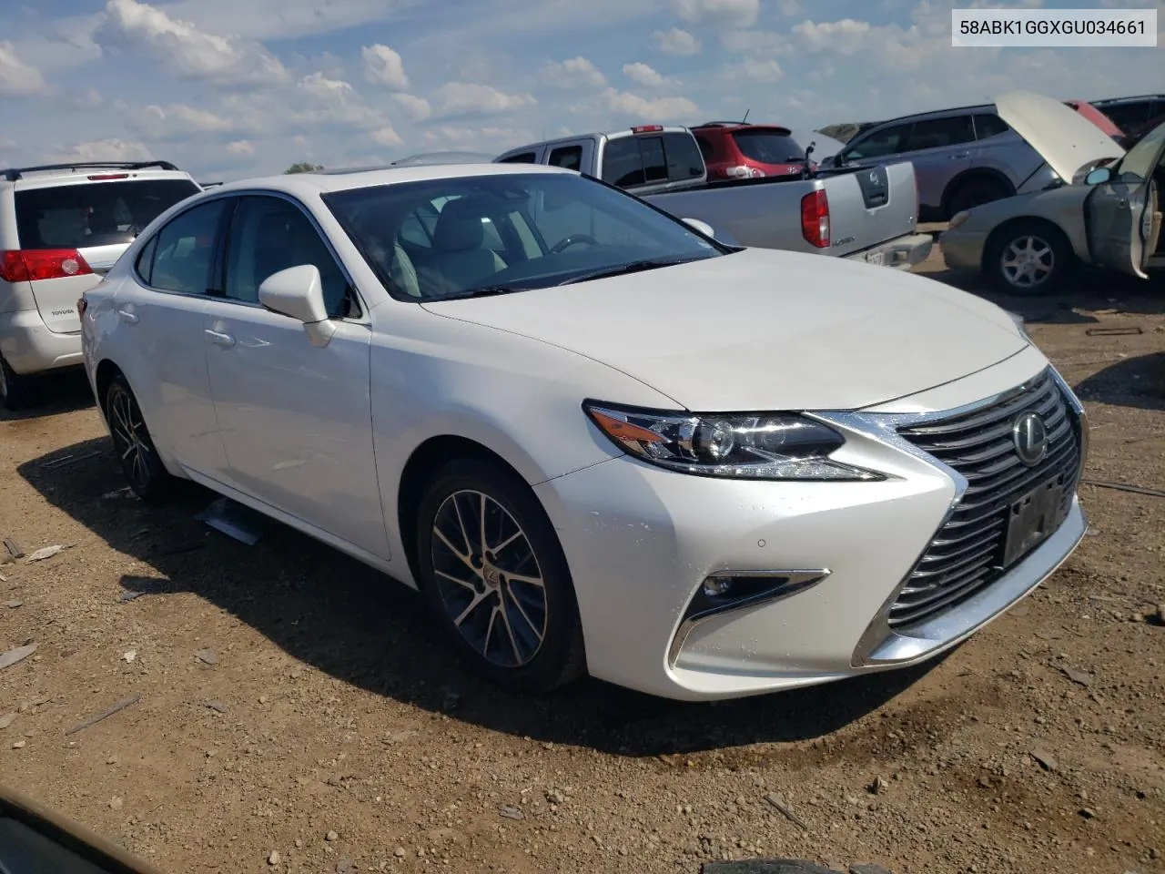 2016 Lexus Es 350 VIN: 58ABK1GGXGU034661 Lot: 59296154