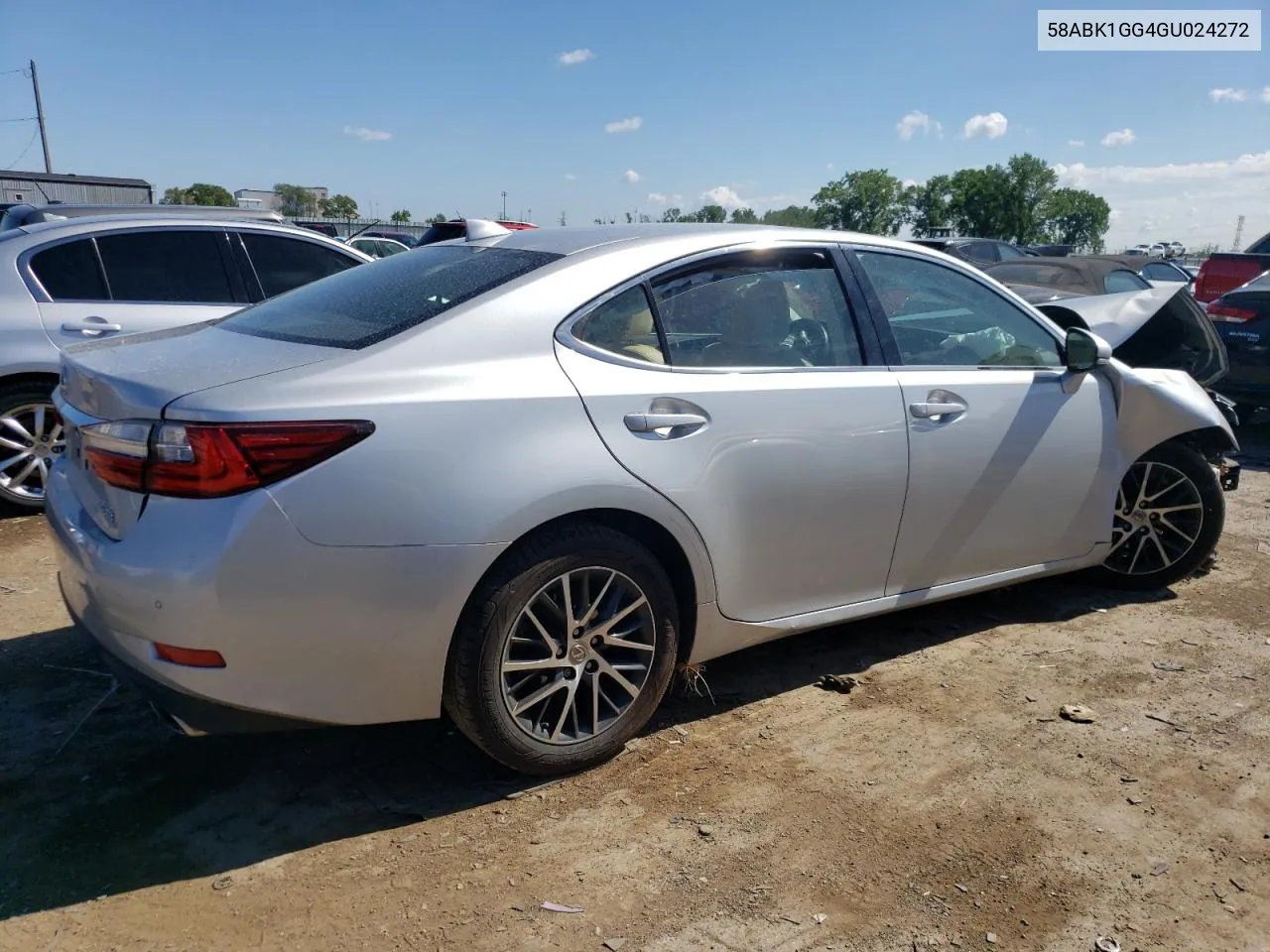 2016 Lexus Es 350 VIN: 58ABK1GG4GU024272 Lot: 61916674