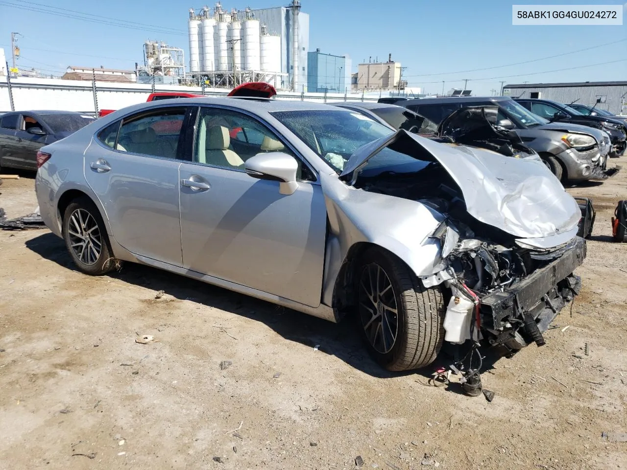 2016 Lexus Es 350 VIN: 58ABK1GG4GU024272 Lot: 61916674