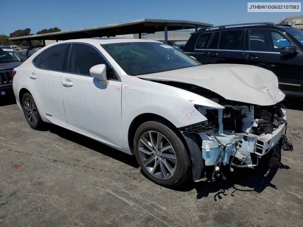 2016 Lexus Es 300H VIN: JTHBW1GG6G2107583 Lot: 62320014