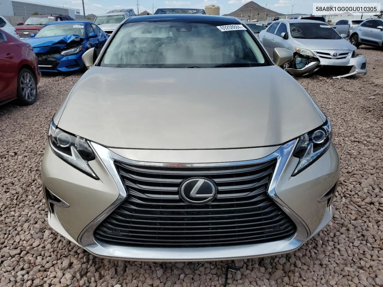 2016 Lexus Es 350 VIN: 58ABK1GG0GU010305 Lot: 69208884