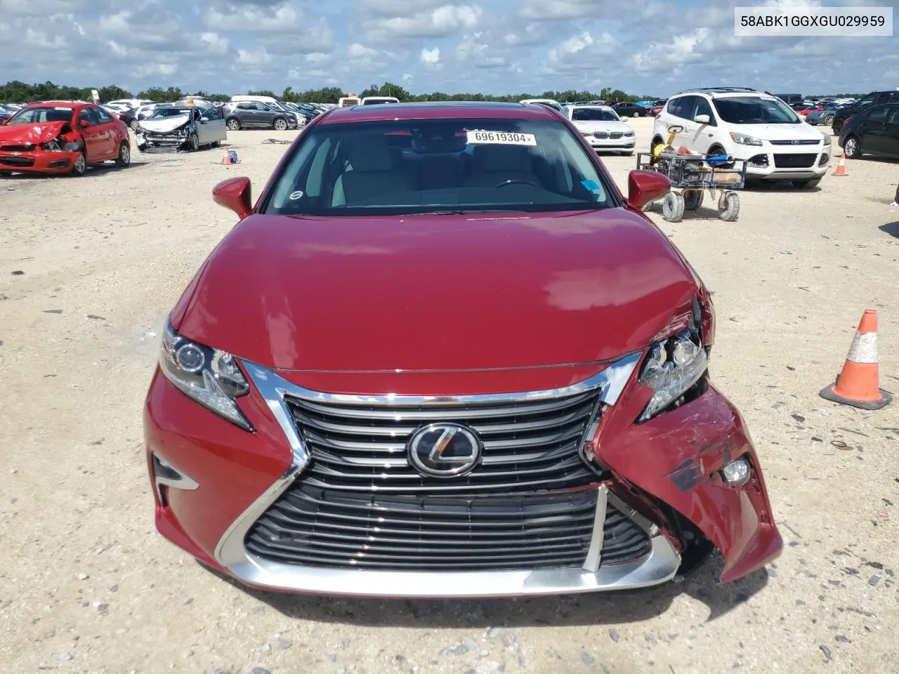 2016 Lexus Es 350 VIN: 58ABK1GGXGU029959 Lot: 69619304