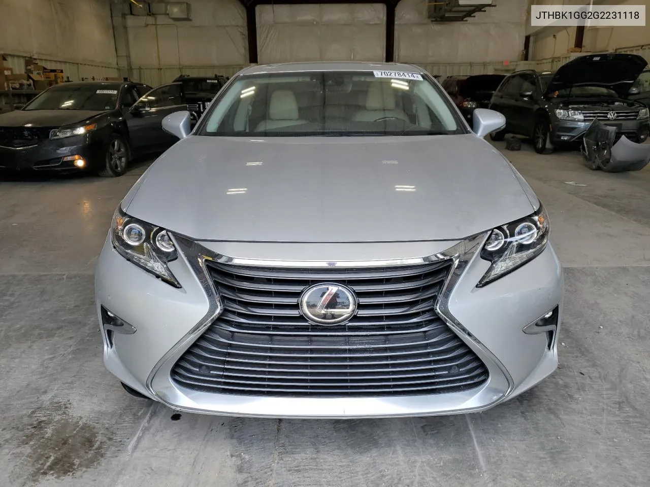 2016 Lexus Es 350 VIN: JTHBK1GG2G2231118 Lot: 70278414