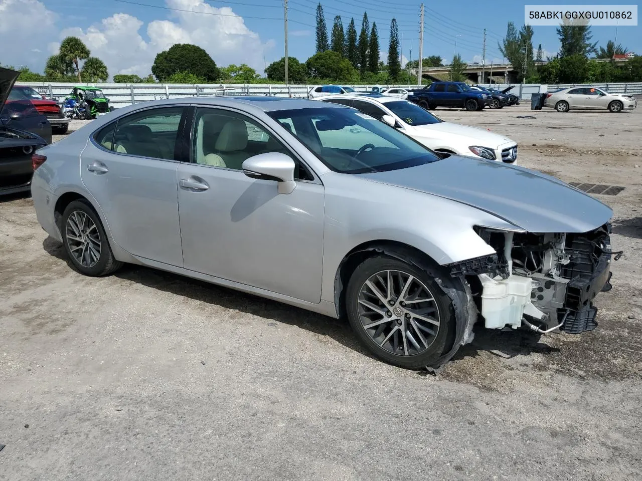 58ABK1GGXGU010862 2016 Lexus Es 350