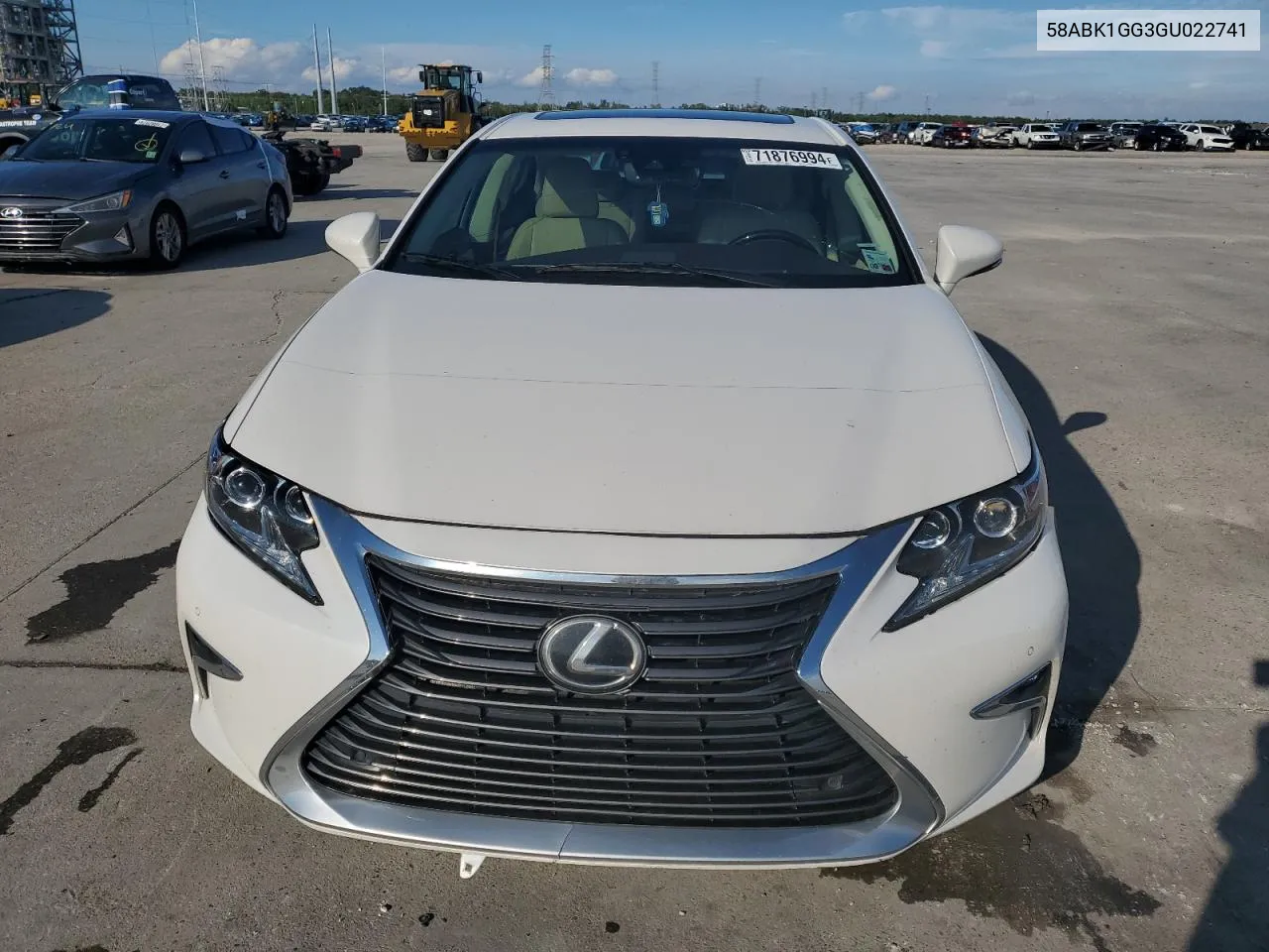 2016 Lexus Es 350 VIN: 58ABK1GG3GU022741 Lot: 71876994