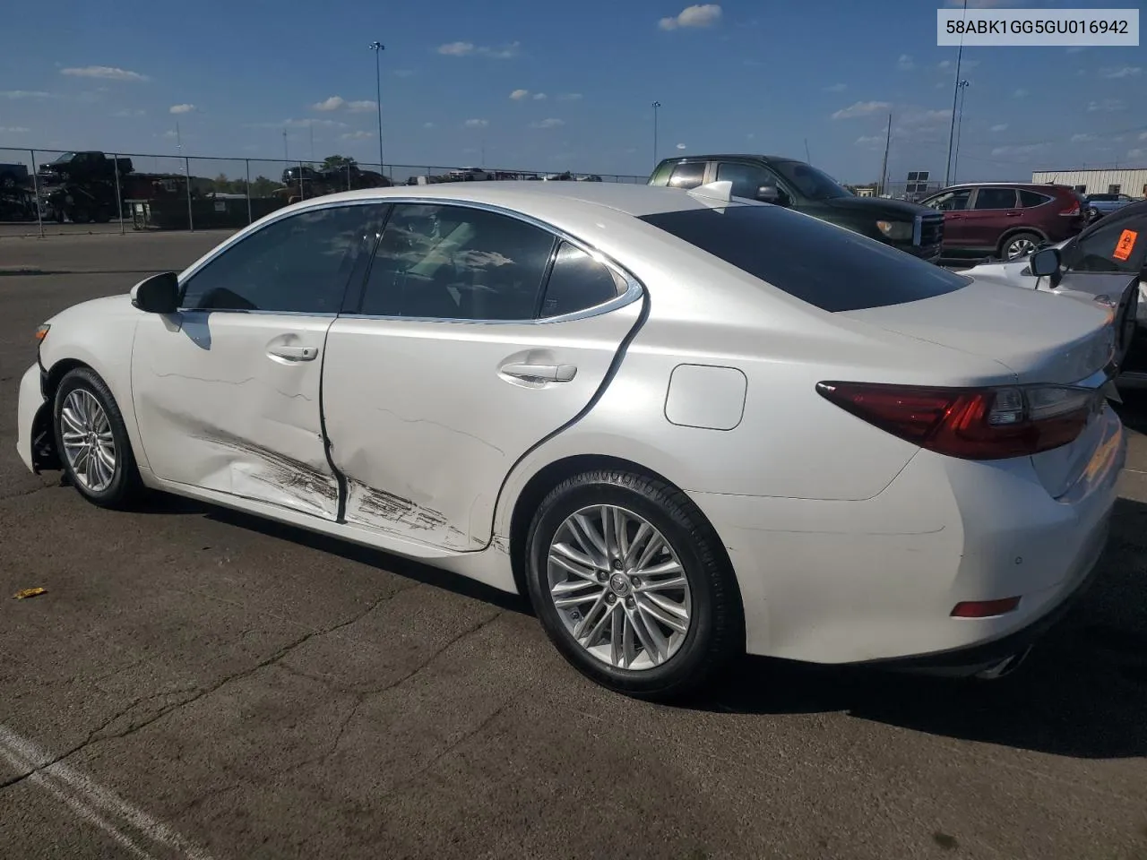 2016 Lexus Es 350 VIN: 58ABK1GG5GU016942 Lot: 72255294