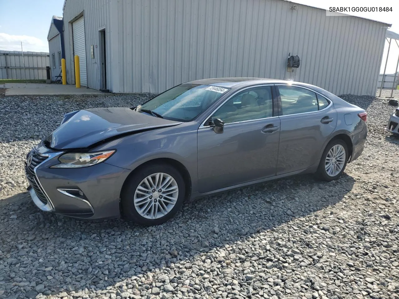 58ABK1GG0GU018484 2016 Lexus Es 350