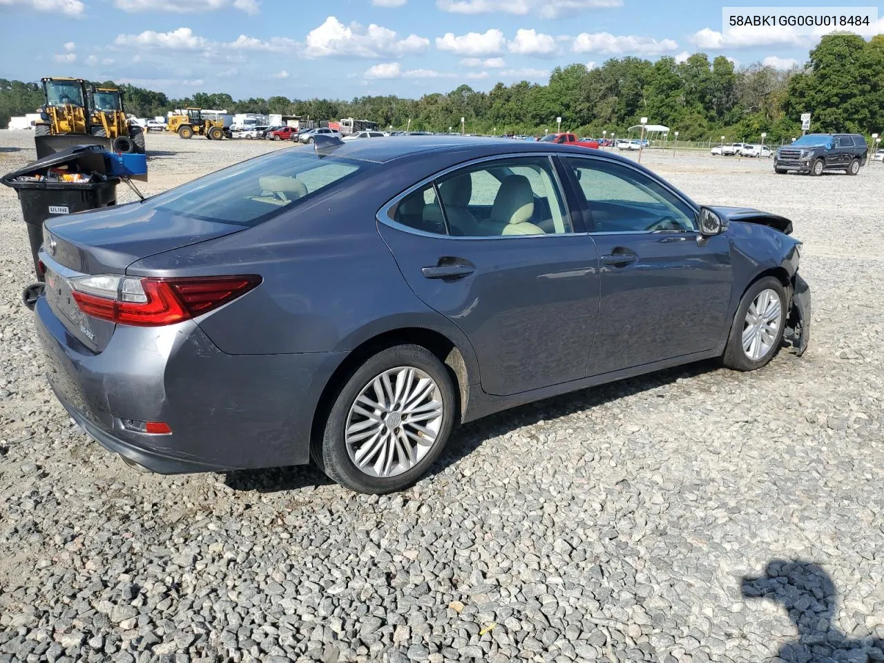 2016 Lexus Es 350 VIN: 58ABK1GG0GU018484 Lot: 72446054