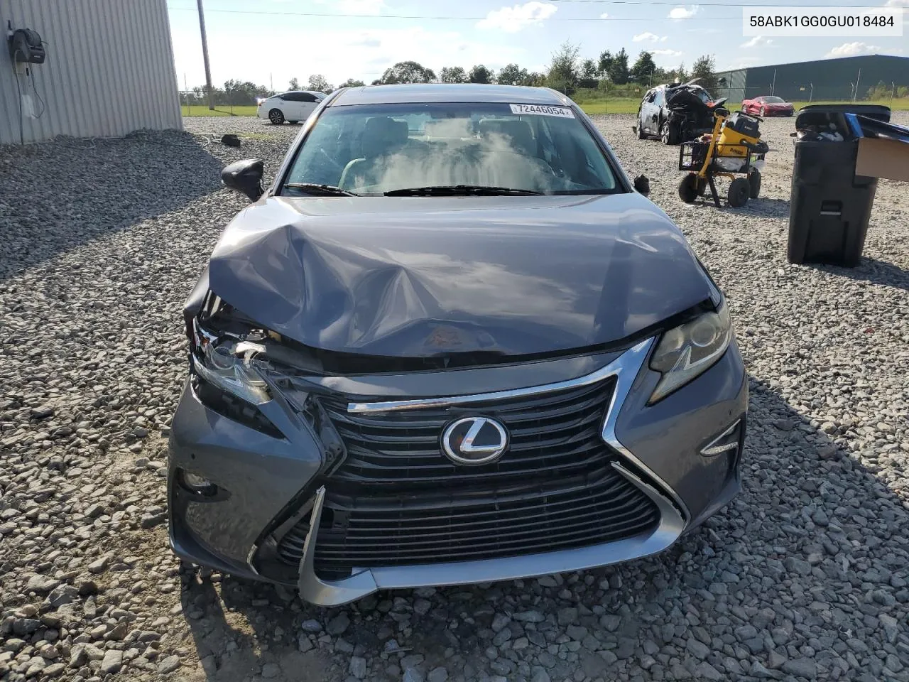 2016 Lexus Es 350 VIN: 58ABK1GG0GU018484 Lot: 72446054