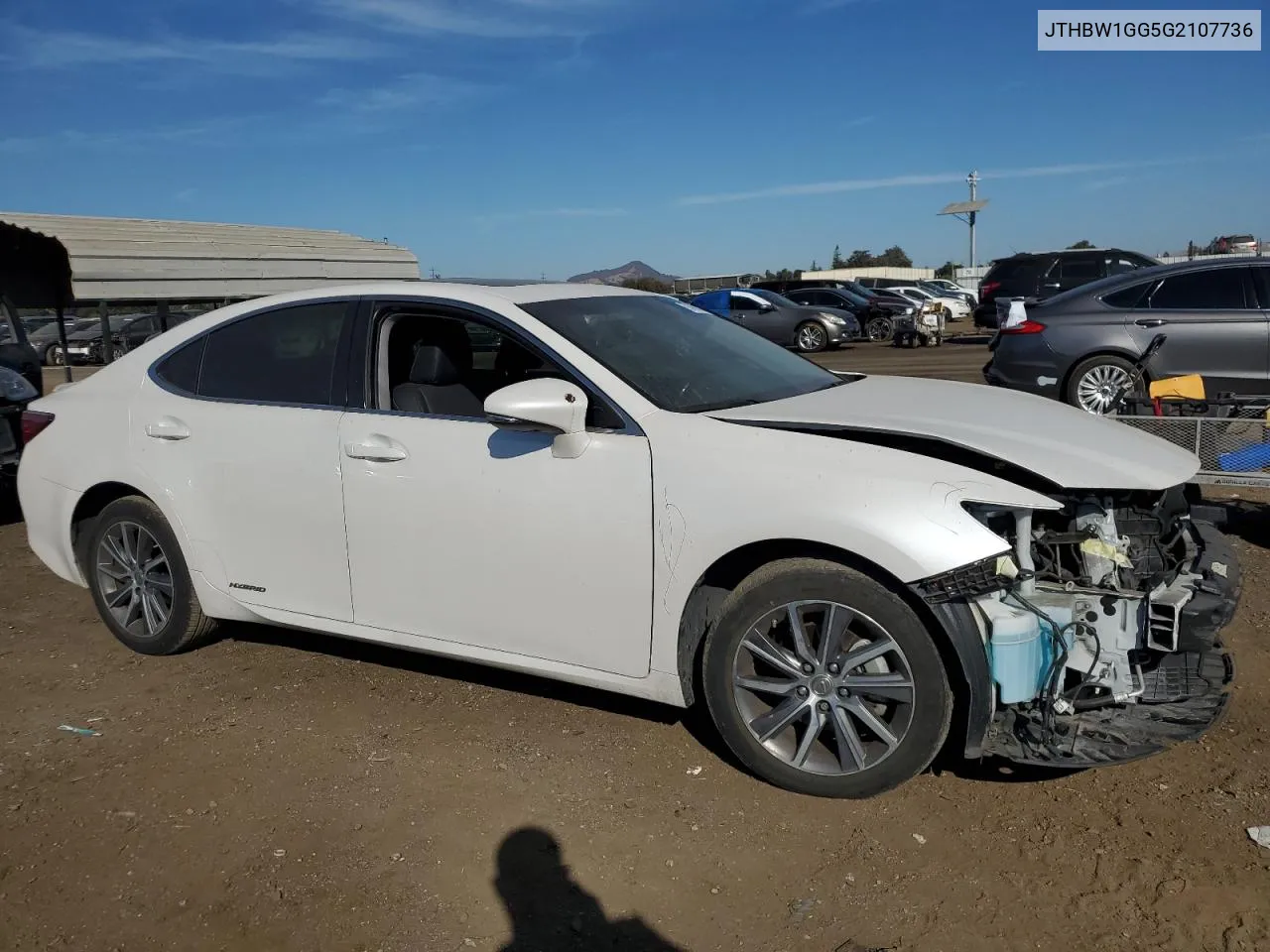 2016 Lexus Es 300H VIN: JTHBW1GG5G2107736 Lot: 72465454