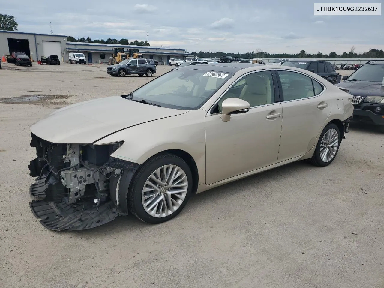 JTHBK1GG9G2232637 2016 Lexus Es 350