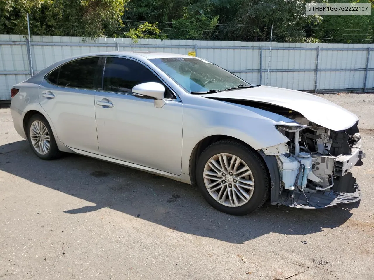 2016 Lexus Es 350 VIN: JTHBK1GG7G2222107 Lot: 72713634