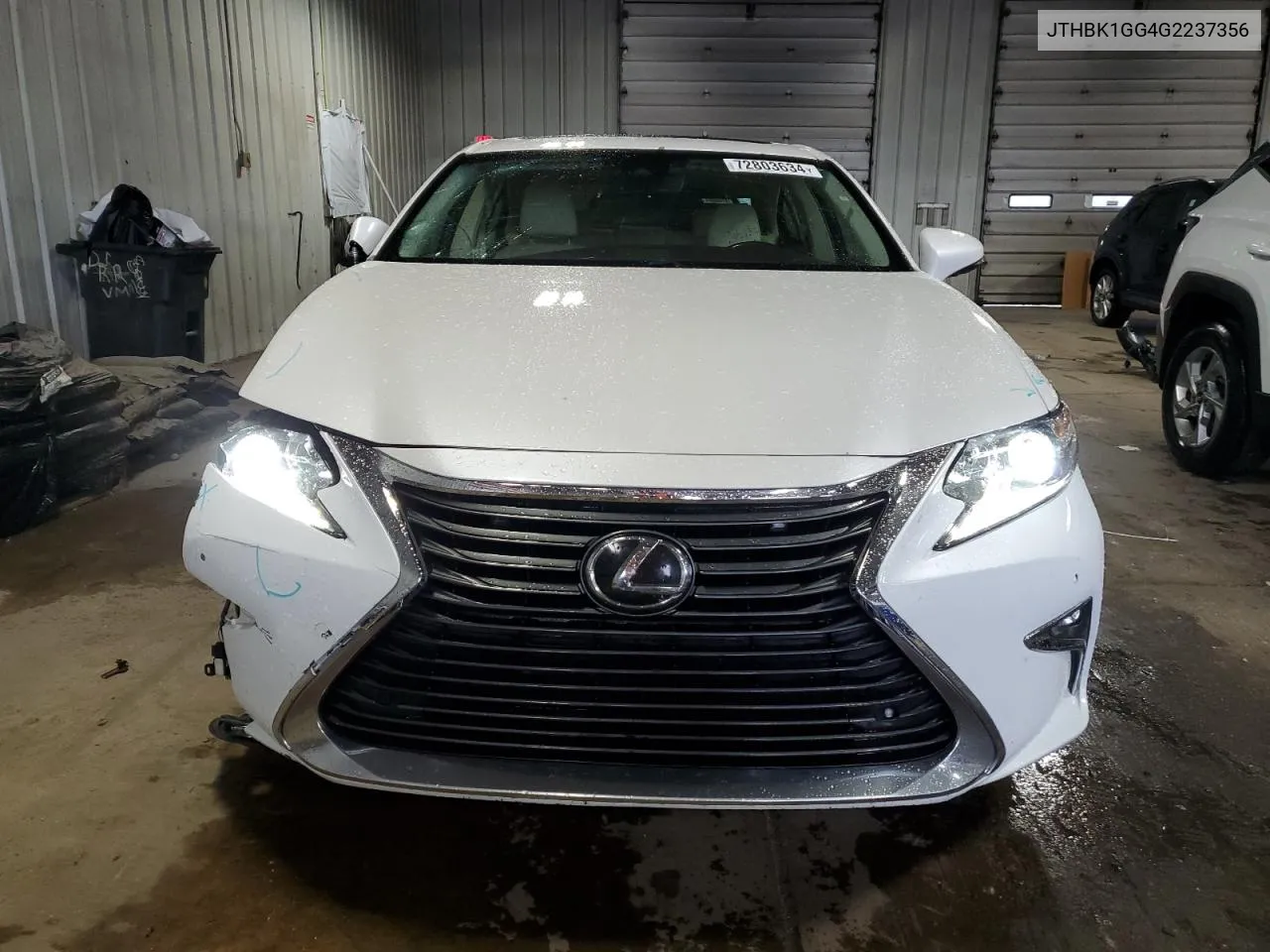 2016 Lexus Es 350 VIN: JTHBK1GG4G2237356 Lot: 72803634