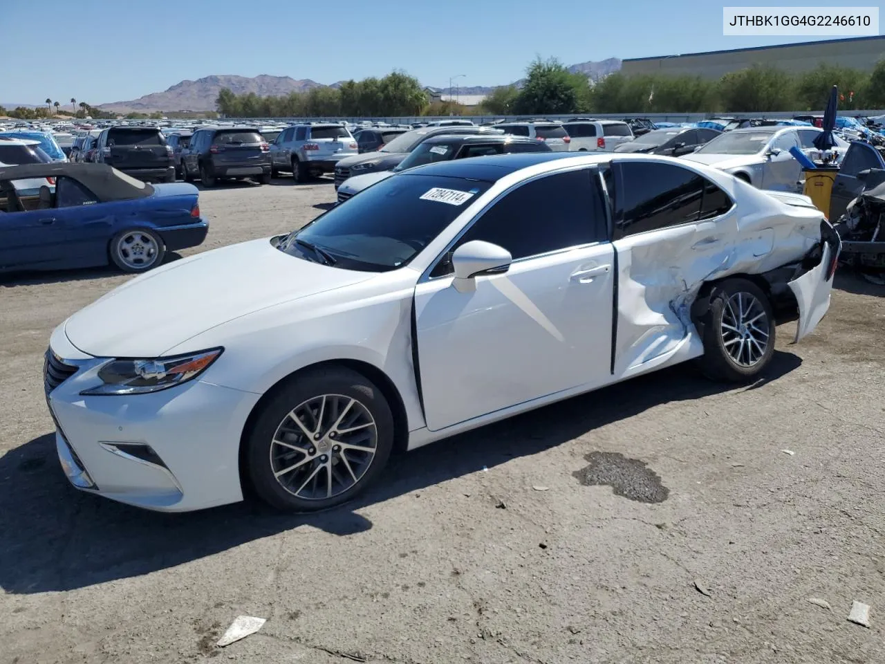 JTHBK1GG4G2246610 2016 Lexus Es 350