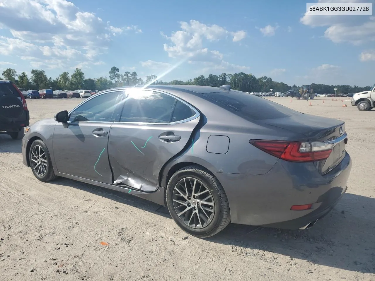 2016 Lexus Es 350 VIN: 58ABK1GG3GU027728 Lot: 73684894