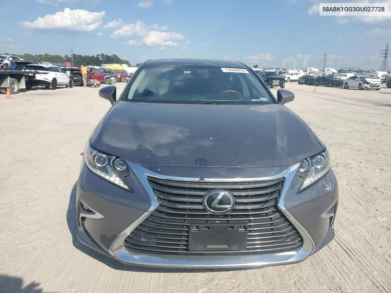 2016 Lexus Es 350 VIN: 58ABK1GG3GU027728 Lot: 73684894