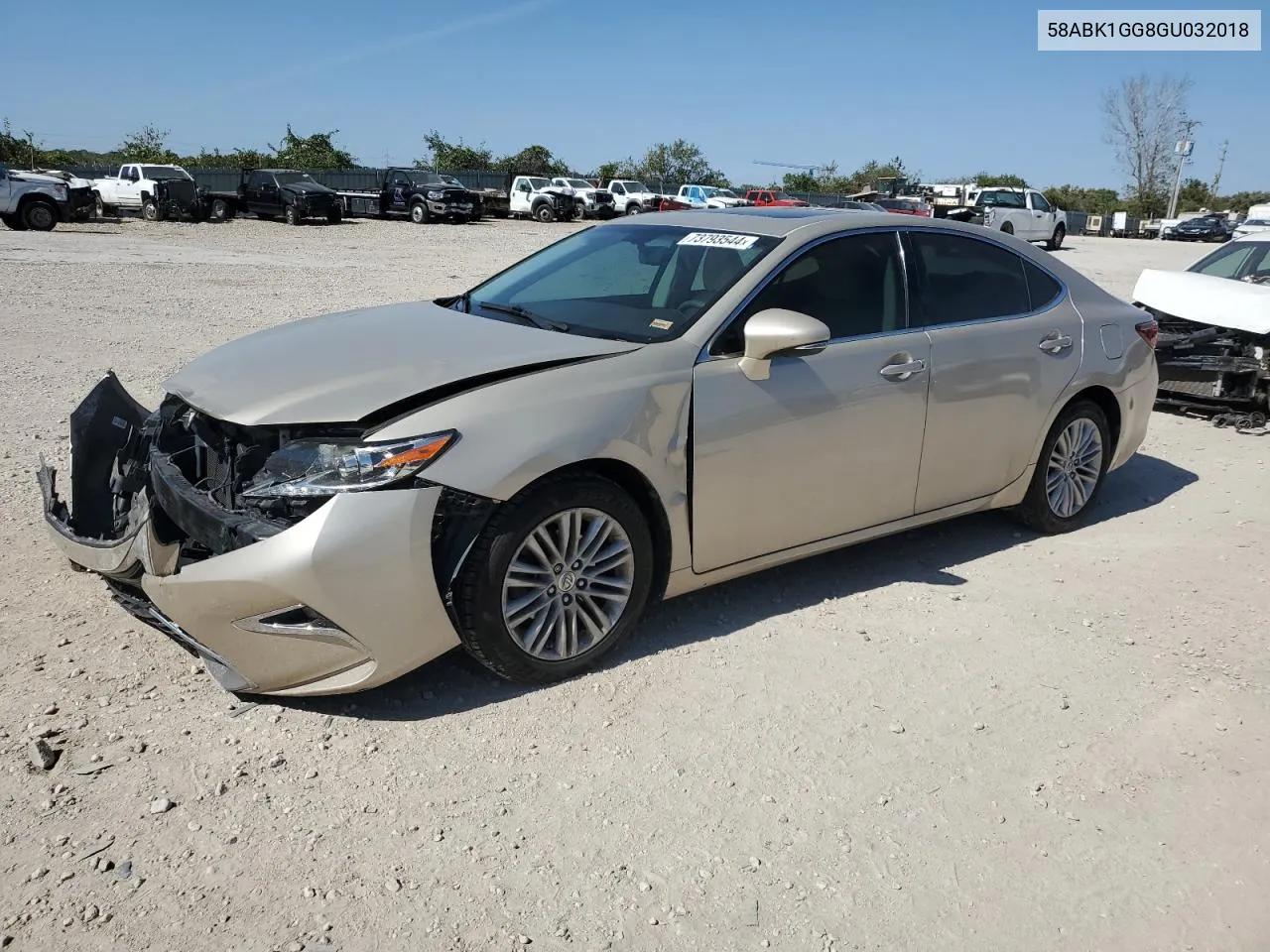 58ABK1GG8GU032018 2016 Lexus Es 350