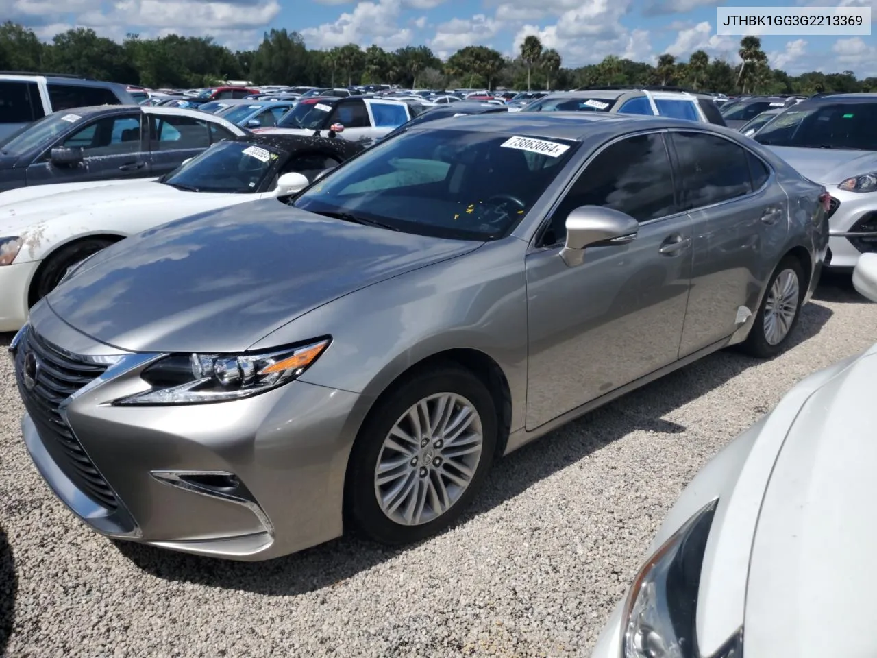 2016 Lexus Es 350 VIN: JTHBK1GG3G2213369 Lot: 73863064