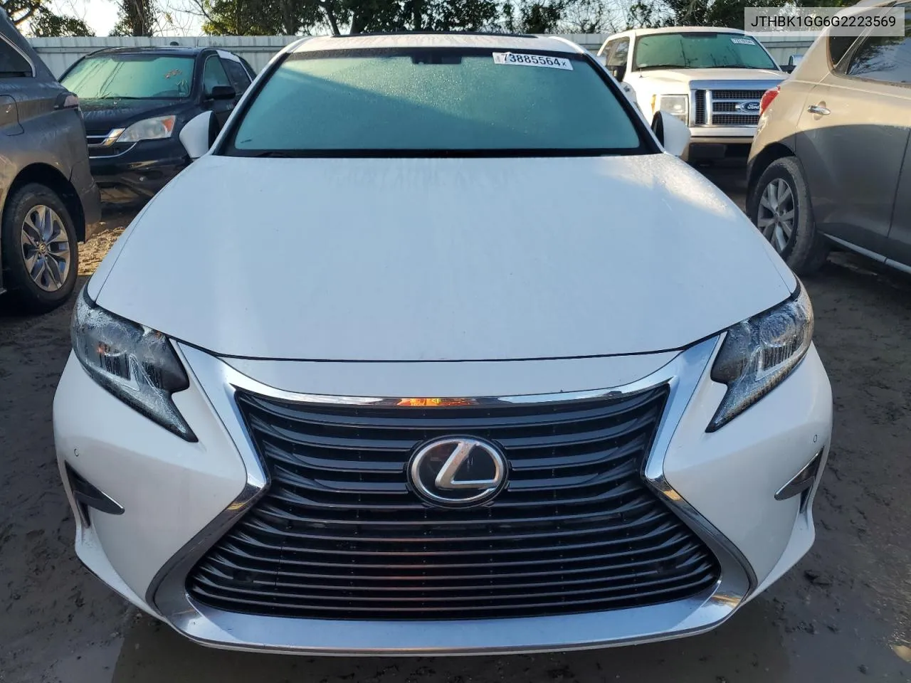 2016 Lexus Es 350 VIN: JTHBK1GG6G2223569 Lot: 73885564