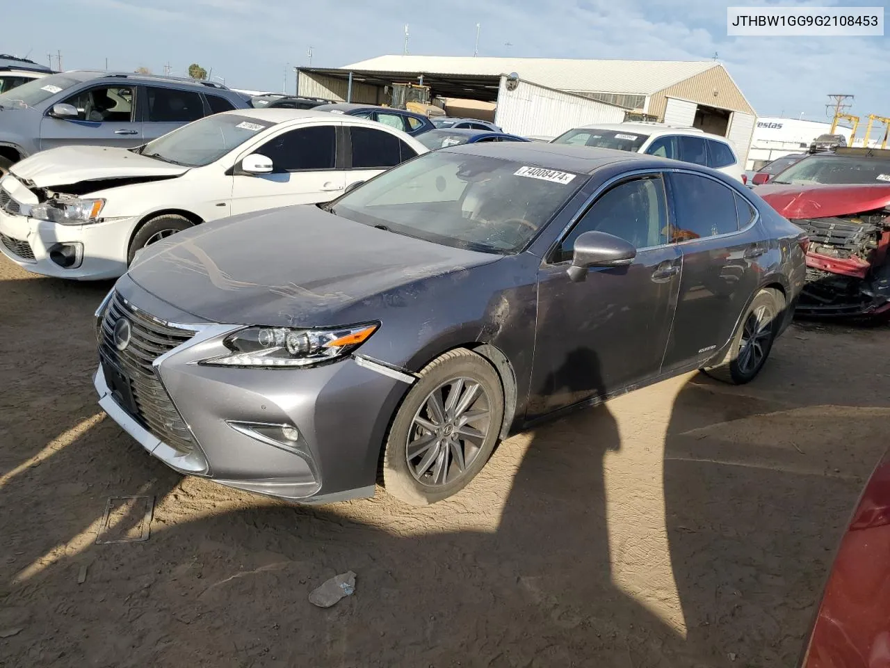 2016 Lexus Es 300H VIN: JTHBW1GG9G2108453 Lot: 74008474