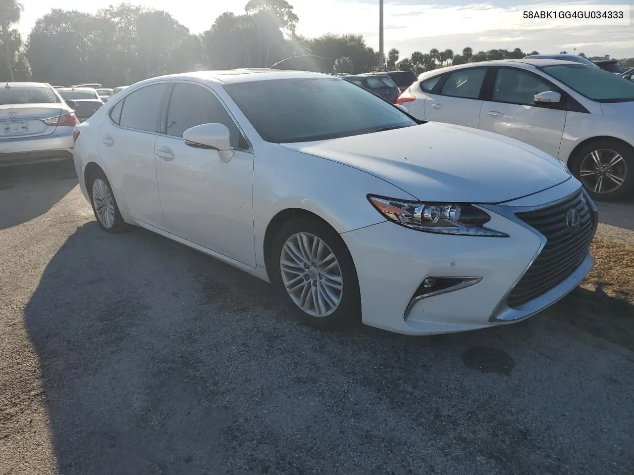 2016 Lexus Es 350 VIN: 58ABK1GG4GU034333 Lot: 74430254