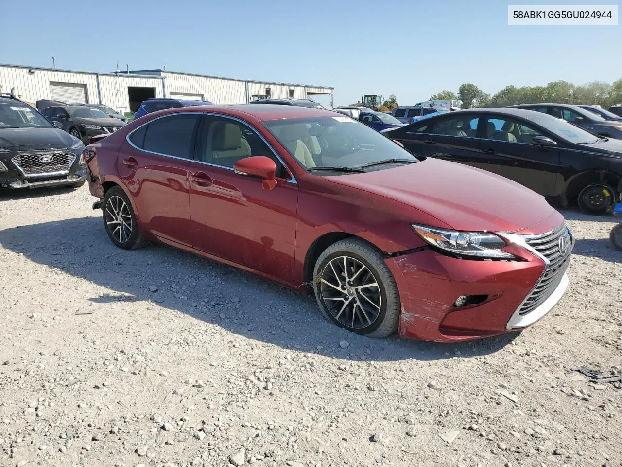 2016 Lexus Es 350 VIN: 58ABK1GG5GU024944 Lot: 74481884