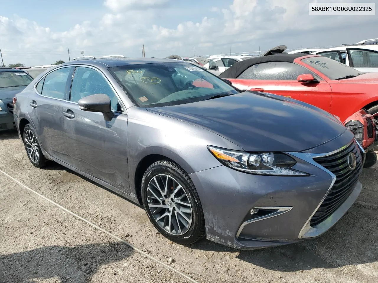 2016 Lexus Es 350 VIN: 58ABK1GG0GU022325 Lot: 75009444