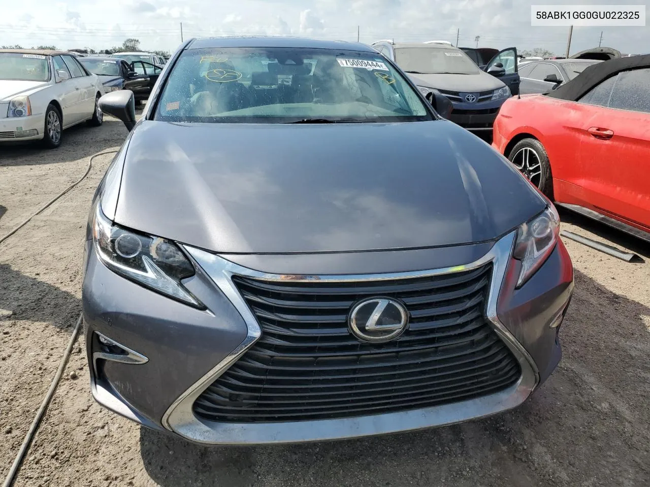 2016 Lexus Es 350 VIN: 58ABK1GG0GU022325 Lot: 75009444