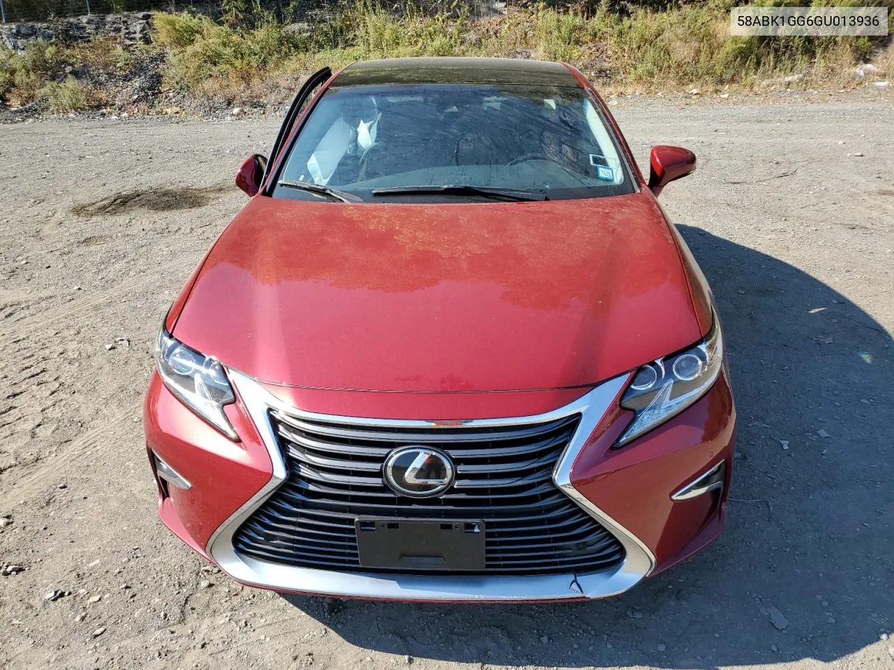 2016 Lexus Es 350 VIN: 58ABK1GG6GU013936 Lot: 75931274