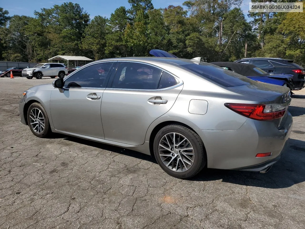 2016 Lexus Es 350 VIN: 58ABK1GG3GU034324 Lot: 76242294