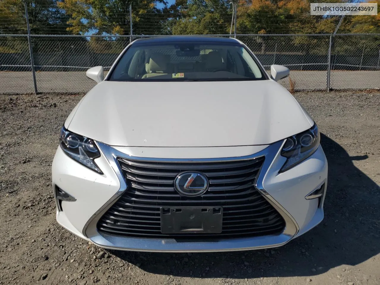 2016 Lexus Es 350 VIN: JTHBK1GG5G2243697 Lot: 76448044