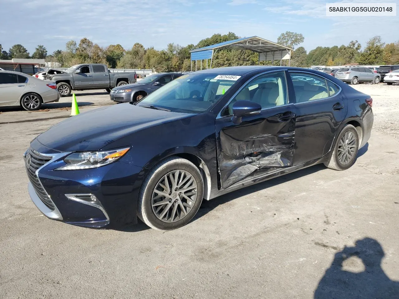 2016 Lexus Es 350 VIN: 58ABK1GG5GU020148 Lot: 78254464