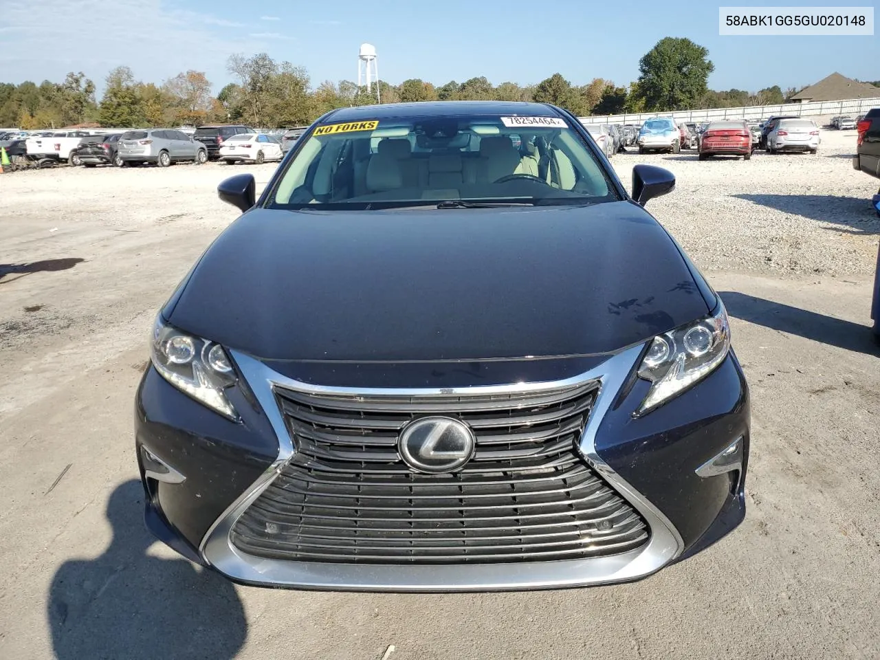 2016 Lexus Es 350 VIN: 58ABK1GG5GU020148 Lot: 78254464