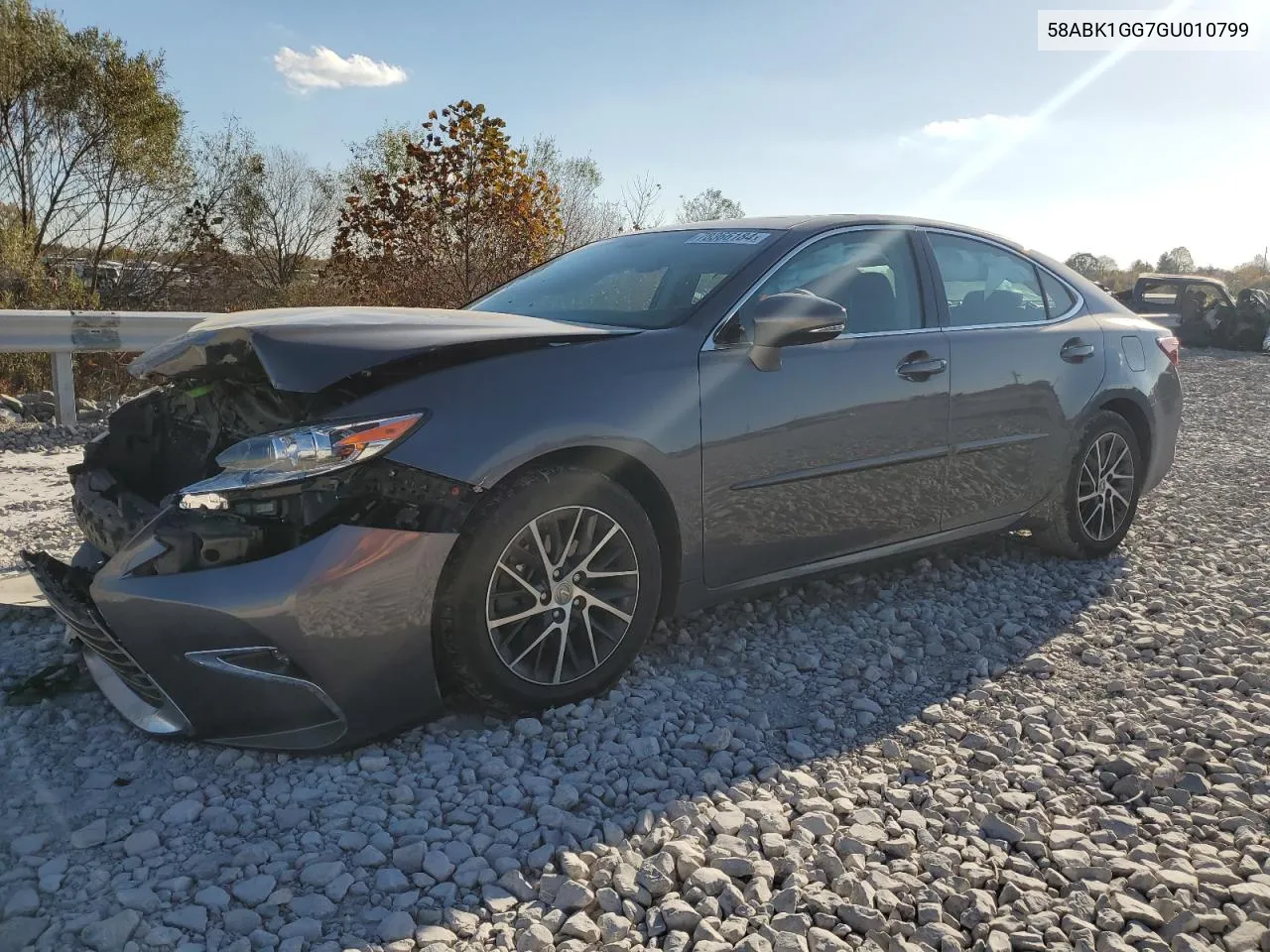 2016 Lexus Es 350 VIN: 58ABK1GG7GU010799 Lot: 78366184