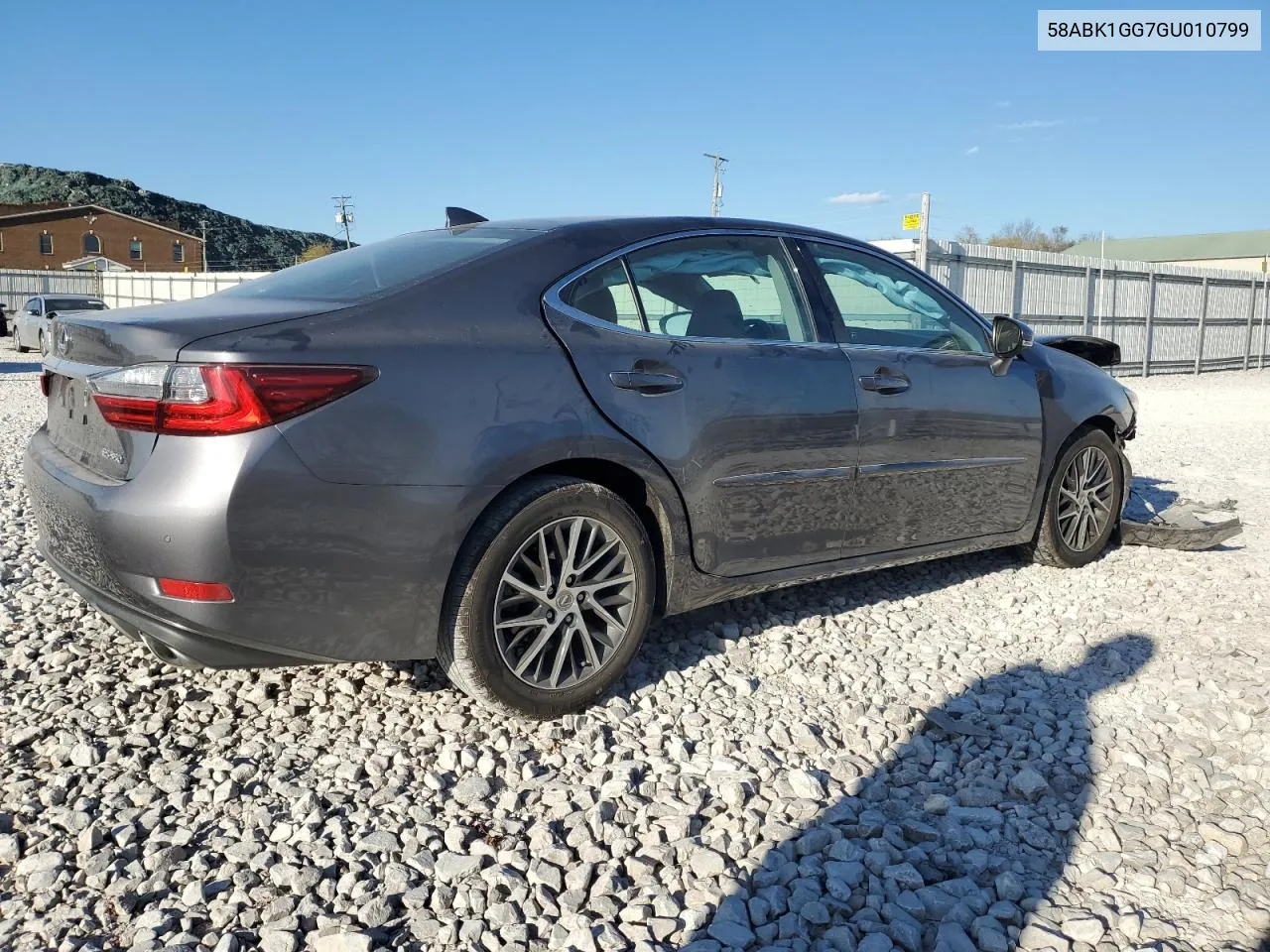 2016 Lexus Es 350 VIN: 58ABK1GG7GU010799 Lot: 78366184