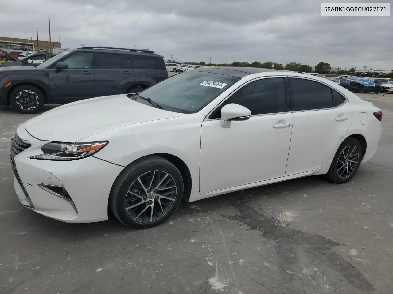 2016 Lexus Es 350 VIN: 58ABK1GG8GU027871 Lot: 78430404