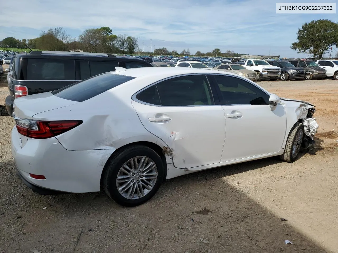 2016 Lexus Es 350 VIN: JTHBK1GG9G2237322 Lot: 78864424