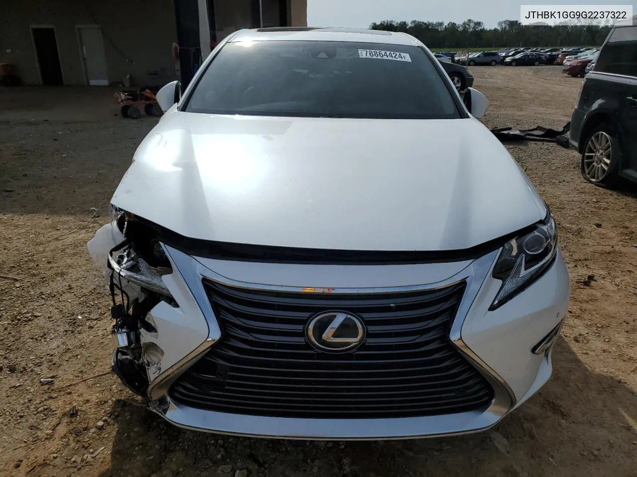 2016 Lexus Es 350 VIN: JTHBK1GG9G2237322 Lot: 78864424